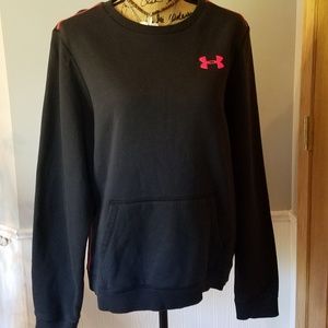 Black Under Armor crewneck sweater